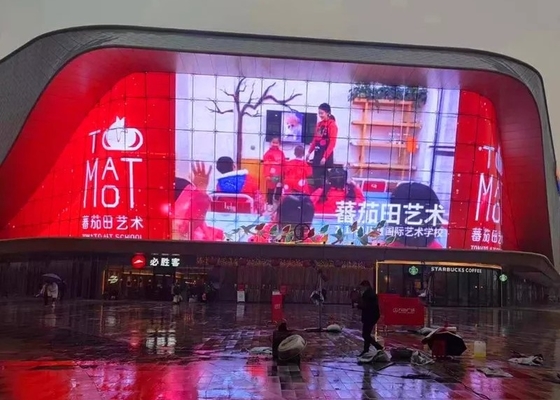 Display LED trasparente a chip di cristallo di vetro HD rimovibile