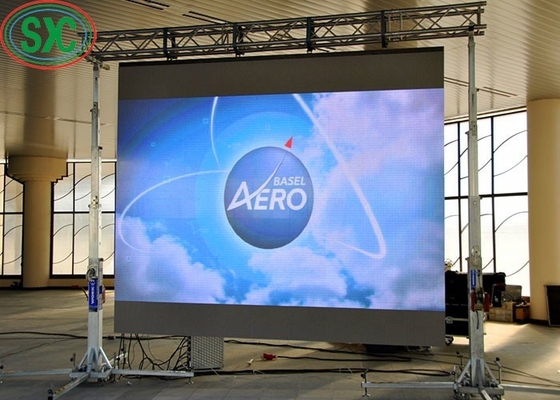 Display a LED con rapporto di contrasto 3000 1 e dimensione del gabinetto 500 * 1000 mm