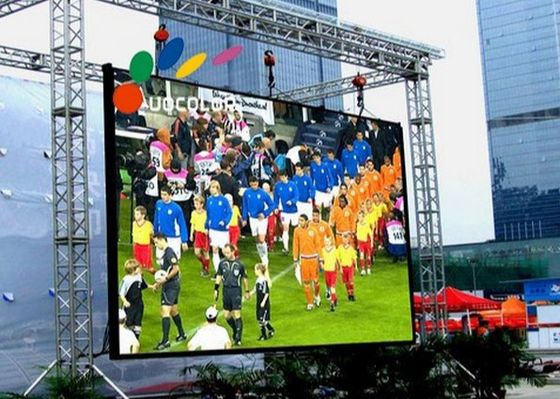 Schermo di visualizzazione a noleggio con consumo medio di 438 Watt/m2 con cabinet in alluminio pressofuso