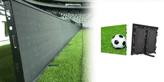 Display LED di stadio ad alta luminosità ≥6500 cd/m2 con frequenza di fotogramma di 60 Hz e grado IP65