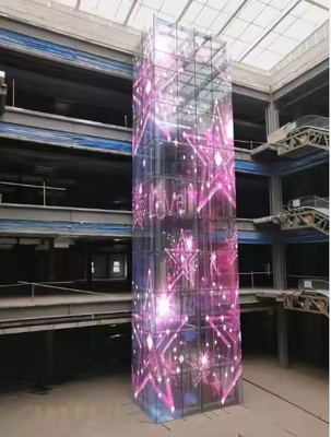 Display a LED trasparente caldo 2025 Display a LED trasparente mini Display a LED trasparente vetro Display a LED trasparente finestra