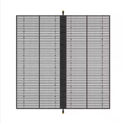 P2.6 schermo trasparente a led griglia a colori piene schermo di ghiaccio a led interno schermo pubblicitario elettronico finestra di vetro