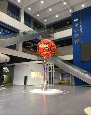 Schermo LED sferico per centri commerciali ed eventi con metodo di manutenzione frontale certificato ISO