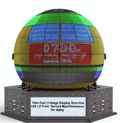 Schermo sferico a LED con funzione di visualizzazione video/testo/immagine, manutenzione frontale per display