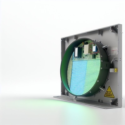 Monitor LED Rotondo con Servizio Frontale, Tensione DC5V, Soluzione per la Semplificazione della Manutenzione