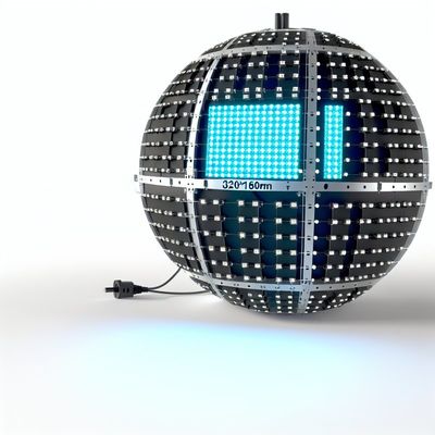 Schermo LED a sfera con tensione DC5V, dimensioni modulo 320*160mm e chip LED Epistar