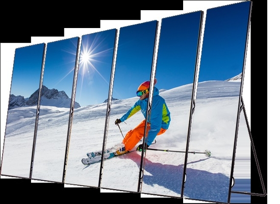 Display Poster LED 320x160mm Configurazione Colore 1R1G1B Dimensione Schermo 680x2000mm per Requisiti del Cliente
