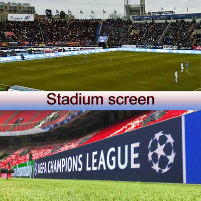 Schermo LED per stadio in acciaio laminato a freddo con grado di protezione IP65, alta luminosità e luminosità ≥6500cd/m2
