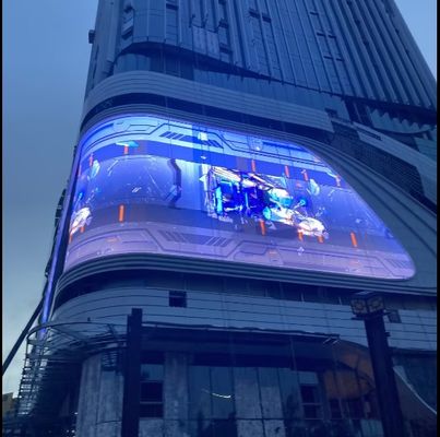 1/16S Modalità di guida 5500 Luminosità Parete LED a colori per soluzioni pubblicitarie all'aperto