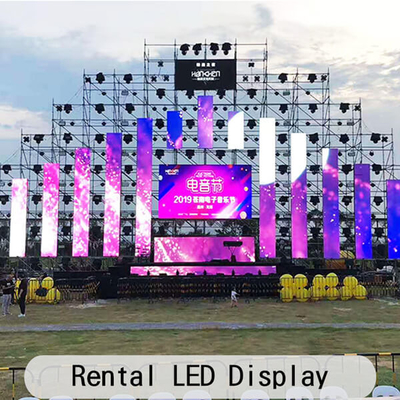 Prodotti di magazzino Display a LED a noleggio con armadio in alluminio a fusione a stampa e peso del modulo di 0,25 kg