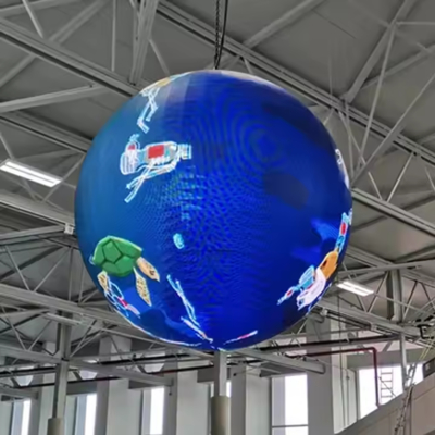 Schermo LED sferico a colori P2.5mm con angolo di visione a 360 gradi