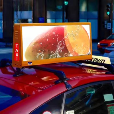 Display LED per tetto auto P6 HD a colori, alta luminosità, IP65 impermeabile