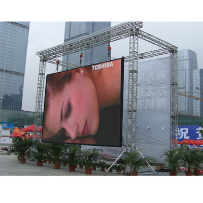 Full color High Definition Outdoor LED Video Wall con tecnologia di visualizzazione senza soluzione di continuità adatta per pubblicità ed eventi