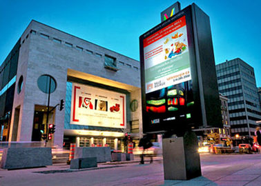 schermo curvo 7500cd/M2 luminosità HD esterno display a LED a colori P10 DIP IP 65 installazione fissa