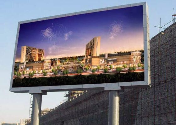 Display LED a colori per esterni SCX LED P6 per pubblicità con frequenza di aggiornamento elevata 3840Hz