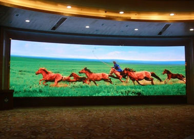 schermo pubblicitario all'interno pannello di visualizzazione video a LED a colori 3.91mm pixel noleggio o riparazione