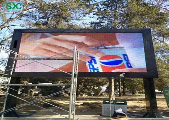 Prezzo buono p10 che annunciano il grande colore pieno schermano la video parete principale colonna all'aperto in linea