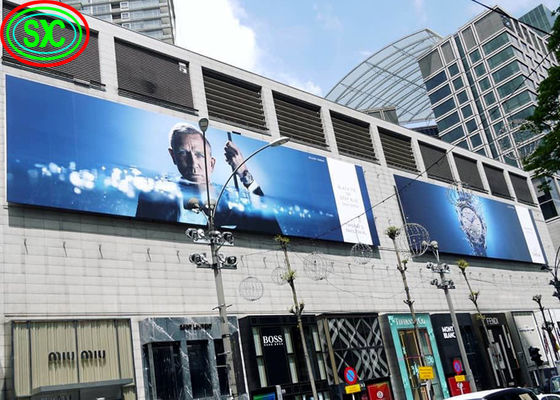 P8 Schermata di cartelloni pubblicitari a LED impermeabile per esterni 6500NITS IP65