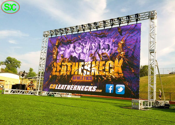 Esposizione di LED all'aperto dell'affitto di P4.8mm per il bordo di Backgroud LED della fase all'aperto