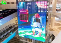 Lo schermo di visualizzazione principale pubblicità di vetro d'attaccatura P8.9 per i centri commerciali, schermo principale di vetro ha riparato l'installazione con controllo di Novastar