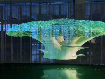 Display LED trasparente ad alta luminosità a colori, cartello pubblicitario SMD2121