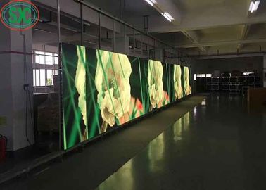 P3 - P6 LED Stage Curtain Screen 192*1292mm Modulo LED Dimensione, angolo di visione ampio schermo di tenda a led