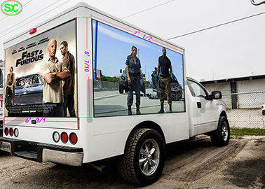 P4 Display a LED per camion mobile ad alta luminosità 1R1G1B Cassa in ferro/acciaio a chip di tubo