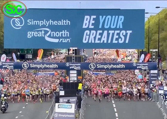 P3.91 schermo LED pubblicitario esterno ad alta luminosità, impermeabile IP65 e display a colori