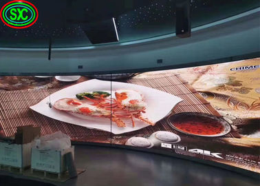 Facile da installare Screen di sfondo a LED Noleggio, LED Stage Curtain Screen P3.91