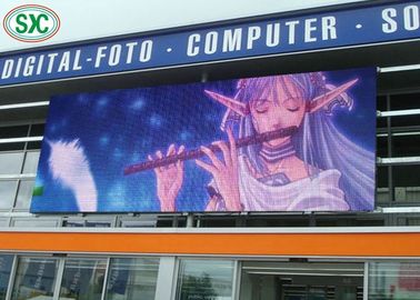 Schermo LED ad alta definizione impermeabile P6, 8000 CD / metro quadrato, display pubblicitario digitale.
