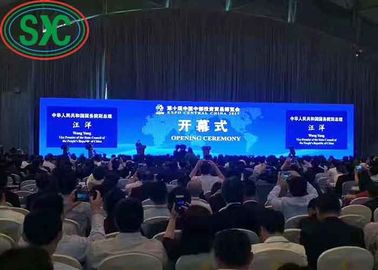 IP65 Full Color Outdoor LED Rental Screen, schermo video trasparente a 6 mm di pixel pitch