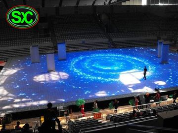 p10 il colore pieno all'aperto Diy accende Dance Floor con la maschera antiscivolo del pavimento, dimensione su misura