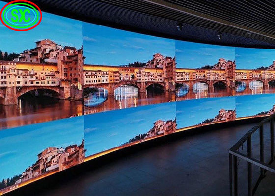Prezzo buono Display a LED per interni HD magnetico senza sbavature P4 P3 P2.5 P2 P1.86 Display a LED a colori per esterni in linea
