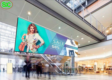 Display a LED da appendere per interni a colori standard P5 da 640 mm x 640 mm in armadio in alluminio pressofuso