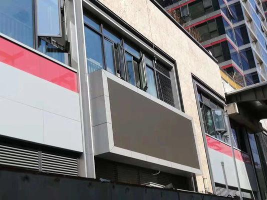 Armadio in alluminio pressofuso/acciaio P4 impermeabile a LED a colori per esterni, display a LED a colori per esterni