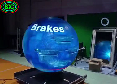 Display interno a 360 gradi a cilindro a LED Display esterno a colonna a curva