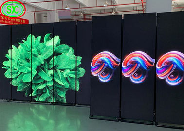 Smart Indoor Digital LED Mirror Display HD Poster pubblicitario schermo verticale P2.5
