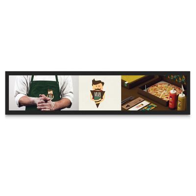 Nuovo articolo Schermo a scaffale COB a passo ridotto P1.87 Utilizzato in supermercati/club/negozi Segnaletica a LED a striscia per scaffali interni