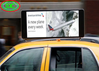 Display LED del tetto del taxi HD impermeabile a colori Wifi GPS Billboard P5