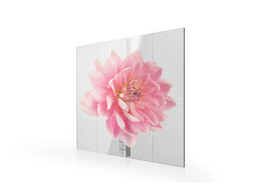 schermo a LED trasparente a colori pieni P3.91-7.82 1000mm*500mm/1000mm*1000mm Finestre in vetro