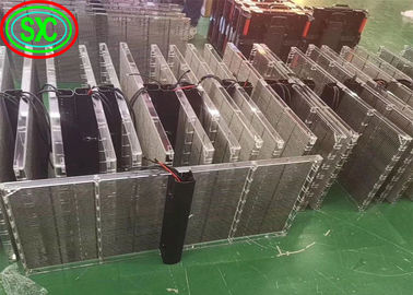 Peso leggero trasparente Led Video Wall Mesh Billboard Display vetro impermeabile trasparente led video wall