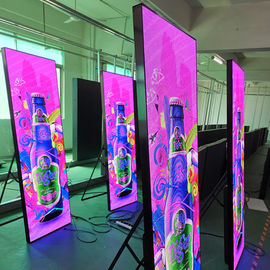 680 x 2000 mm schermi LED pubblicitari con configurazione di colore vibrante 1R1G1B