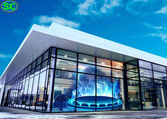 Luminosità principale trasparente all'aperto di costruzione 5000nits dell'esposizione P3.91 della parete alta