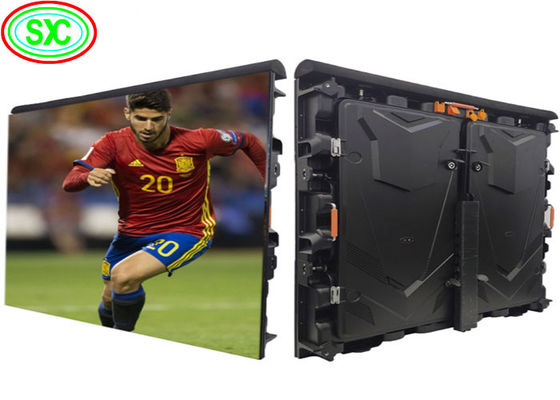 Prezzo buono Dispositivi per il noleggio di schermo morbido in alluminio a fusione modulo RGB pannello P8 IP65 LED cartelloni pubblicitari per stadi in linea