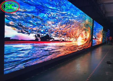 P8 Outdoor LED Die-Casting Aluminum Screen, HD impermeabile, video wall del centro commerciale