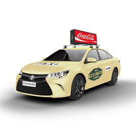 Display a LED a doppio lato P5 per la pubblicità Segnale del tetto dell'auto Segnale del taxi Display a LED superiore
