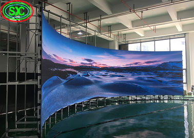 Contenitore in alluminio a fusione facile installazione Modulo di risoluzione SMD P4 Indoor HD Full Color LED Display