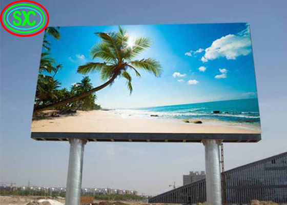 Display all'aperto a colori a LED pubblicitario a LED Billboard P4 con certificazione CE ROHS FCC CB