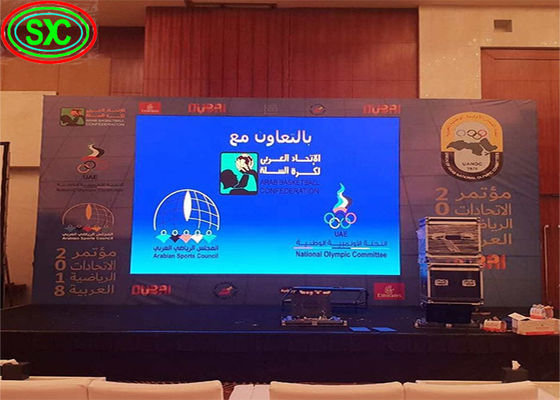 HD P4 Standard 512x512mm Arredamento in alluminio a fusione all'interno Display a colori interattivo pista da ballo a led