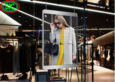 Luminosità schermo LED trasparente, cartelloni pubblicitari a LED a colori